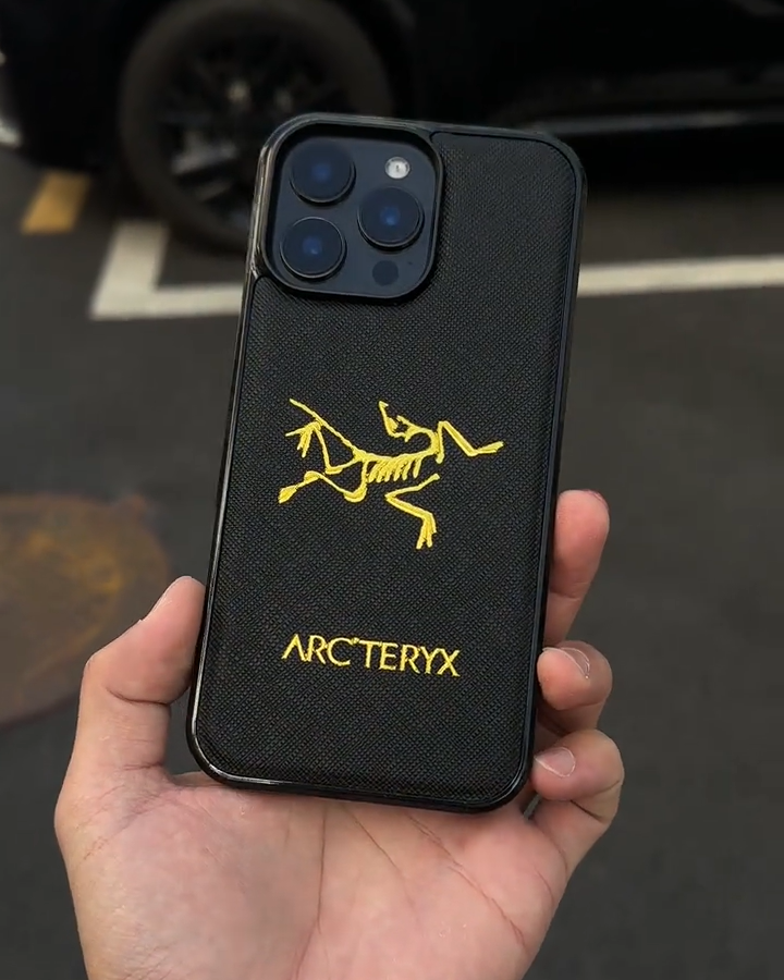 始祖鳥皮紋鎏金手機殼